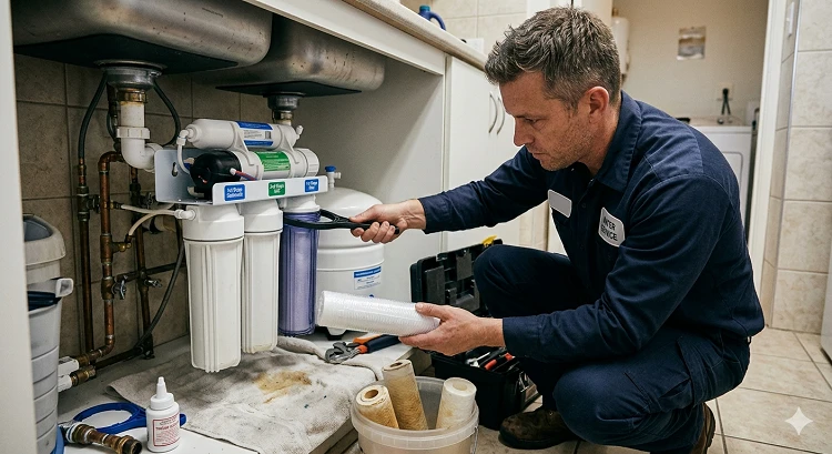 Küçükçekmece Su Arıtma Filtre Değişimi